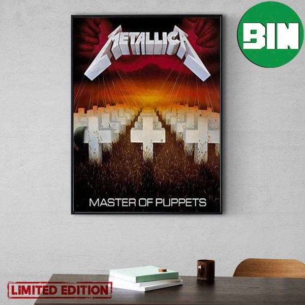 Metallica Master Of Puppets 2023 World Tour M72 Gothenburg Metallica Merch Wall Decor Poster-Canvas