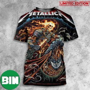 Metallica Poster by Milestsang First Night Ullevi Stadium World Tour M72 Gothenburg Sweden June 16 2023 3D T-Shirt