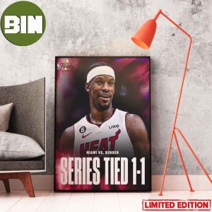 Miami Heat Winner On Game 1-1 In The NBA Finals Poster-Canvas