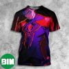Funny Miles Morales And Chicago Bulls Mascot NBA x Spider-Man Across The SpiderVerse 3D T-Shirt