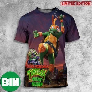 Mikey Teenage Mutant Ninja Turtles Mutant Mayhem TMNT Movie T-Shirt