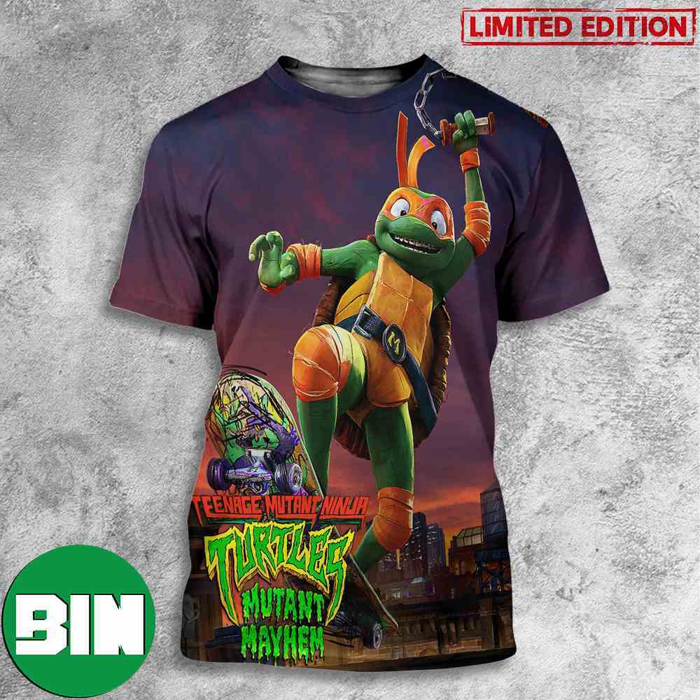 Teenage Mutant Ninja Turtles Mutant Mayhem Baseball Jersey Shirt