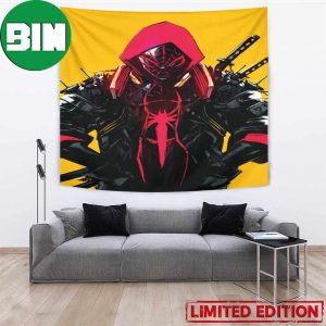 Miles Morales Spider Man Across The SpiderVerse Ninja Style Home Decor Poster Tapestry