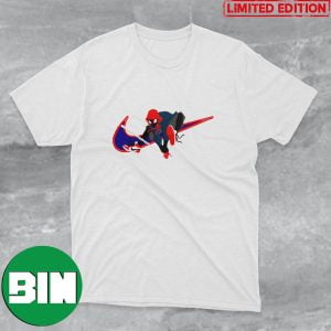 Miles Morales x Air Jordan 1 x Nike Swoosh Spider-Man Across The SpiderVerse Movie T-Shirt