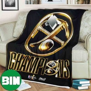 NBA Finals 2023 Champions 3D Logo Assets Fleece Blanket