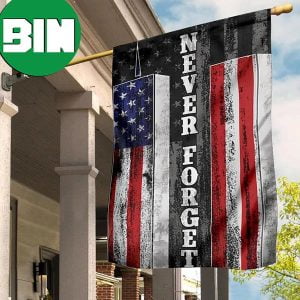 Never Forget Twin Towers Flag Memorial September 11 Flag Patriotic Decor 2 Sides Garden House Flag
