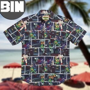 Nickelodeo Teenage Mutant Ninja Turtles Hawaiian Shirt