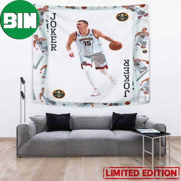 Nikola Jokic Denver Nuggets Drops The First 30-20-10 Game In NBA Finals History 2023 Poster Wall Art Decor Tapestry