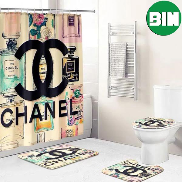No 5 Coco Chanel Perfume Limited Luxury Brand Bathroom Set - Binteez