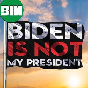 Not My President Flag #not my president Lawn Flag Protest 2 Sides Garden House Flag