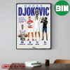 Novak Djokovic The GOAT New Level Unlocked 2023 ATP Tour Home Decor Poster-Canvas