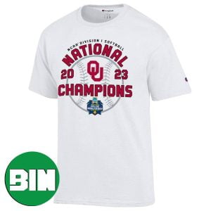 Oklahoma Sooners Champion 2023 NCAA Softball Women’s College World Series Champions Locker Room Fan Gifts T-Shirt