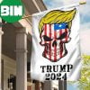 Liberty Gun Beer Trump LGBT U.S Flag Funny Parody LGBT Vote Trump Wall Indoor Hanging Flag 2 Sides Garden House Flag