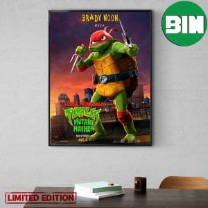 Raph Teenage Mutant Ninja Turtles Mutant Mayhem TMNT Movie Home Decor Poster Canvas