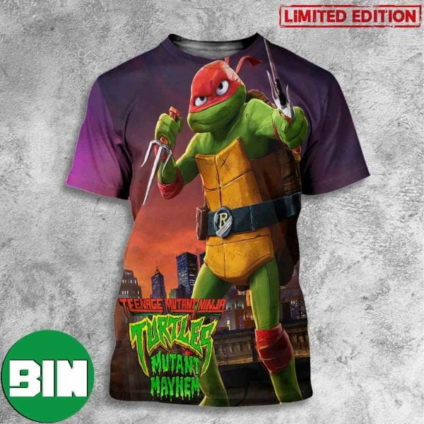 Raph Teenage Mutant Ninja Turtles Mutant Mayhem TMNT Movie T-Shirt