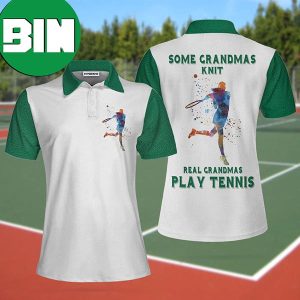 Real Grandmas Play Tennis Cool Tennis Polo Style Shirt