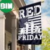 Red Friday Remember Everyone Deployed Vertical Flag Soldier Memorial Flag For Wall Home Decor 2 Sides Garden House Flag