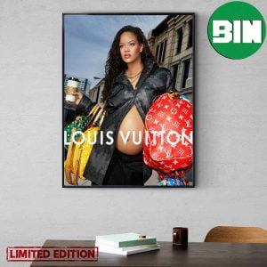 Rihanna Louis Vuitton Men Spring Summer 2024 Home Decor Poster-Canvas