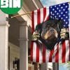 Rhodesian Ridgeback With American Flag Patriotic Dog Owner July 4Th Independence Day 2 Sides Garden House Flag