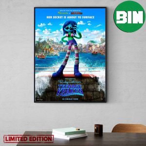 Ruby Gillman New Character Posters For Dreamworks Ruby Gillman Teenage Kraken Home Decor Poster-Canvas