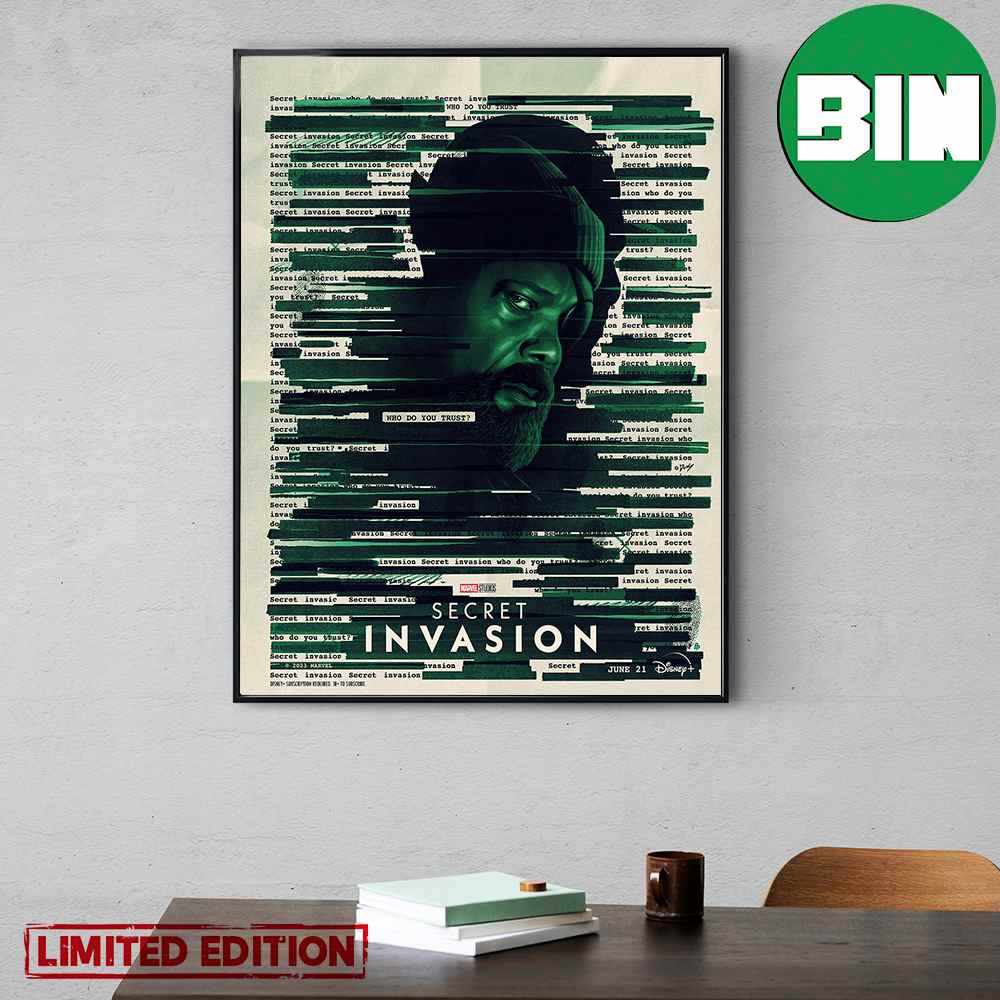 Samuel L Jackson Secret Invasion New Poster Marvel Studios Home Decor Poster  Canvas - Binteez