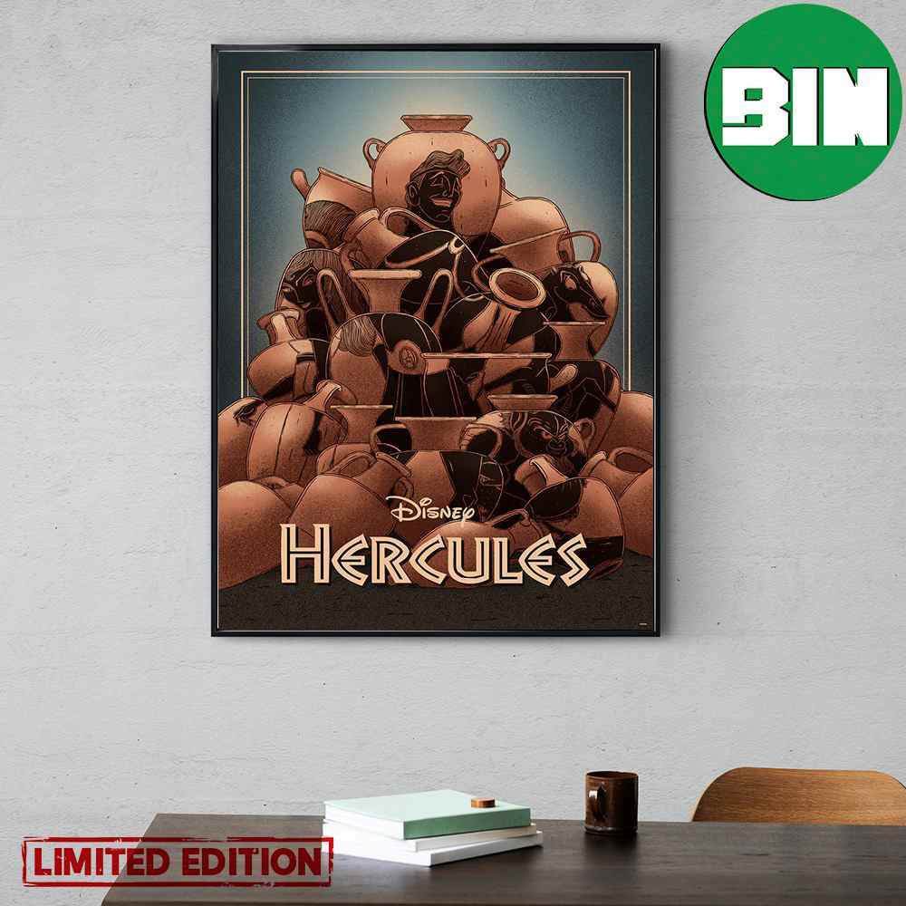 Simon Delart Hercules Disney Movie Home Decor Poster-Canvas