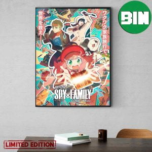 Spy x Family Code White Movie Home Decor Poster Canvas
