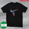 Tom Holland Spider-Man Across The SpiderVerse x Nike Swoosh Fan Gifts T-Shirt