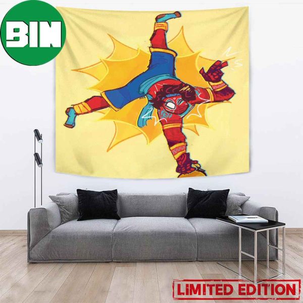 Spider-Man Pavitr Prabhakar Across The SpiderVerse Poster Home Decor Tapestry