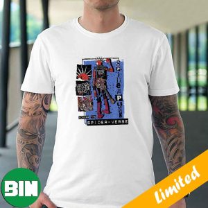 Spider Punk Across The Spider Verse Guitar x Spider Logo Fan Gifts T-Shirt