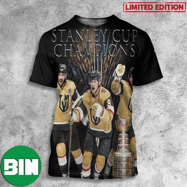 Stanley Cup Finals Champions 2023 NHL Congratulations 3D T-Shirt