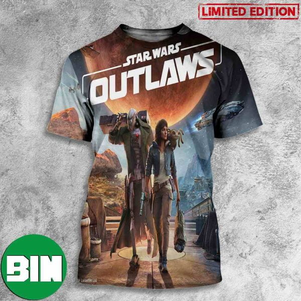 Star Wars Outlaws Ubisoft Game 3D T-Shirt