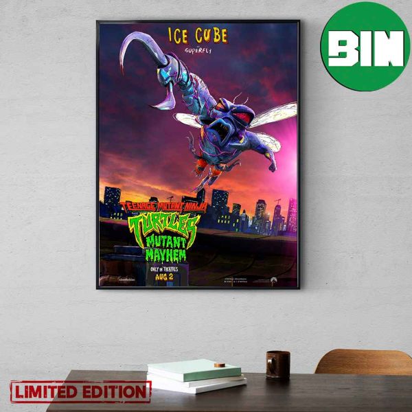 Superfly Teenage Mutant Ninja Turtles Mutant Mayhem TMNT Movie Home Decor Poster Canvas