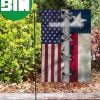 Texas American Flag Vintage Cute Panda Flag 4th Of July Patriotic Gifts 2 Sides Garden House Flag