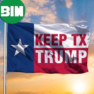 Texas For Trump Flag 2024 Keep TX Trump Texas Vote For Trump 2024 Election Campaign Merch 2 Sides Garden House Flag