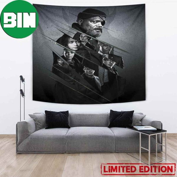 Textless Poster Secret Invasion Nick Fury Marvel Studios Home Decor Poster Tapestry