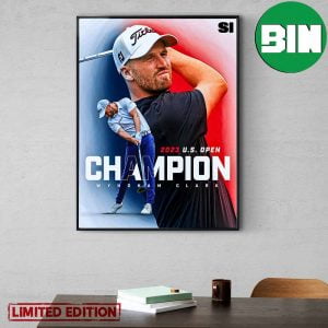 The 2023 US Open Champion Wyndham Clark Home Decor Poster Canvas
