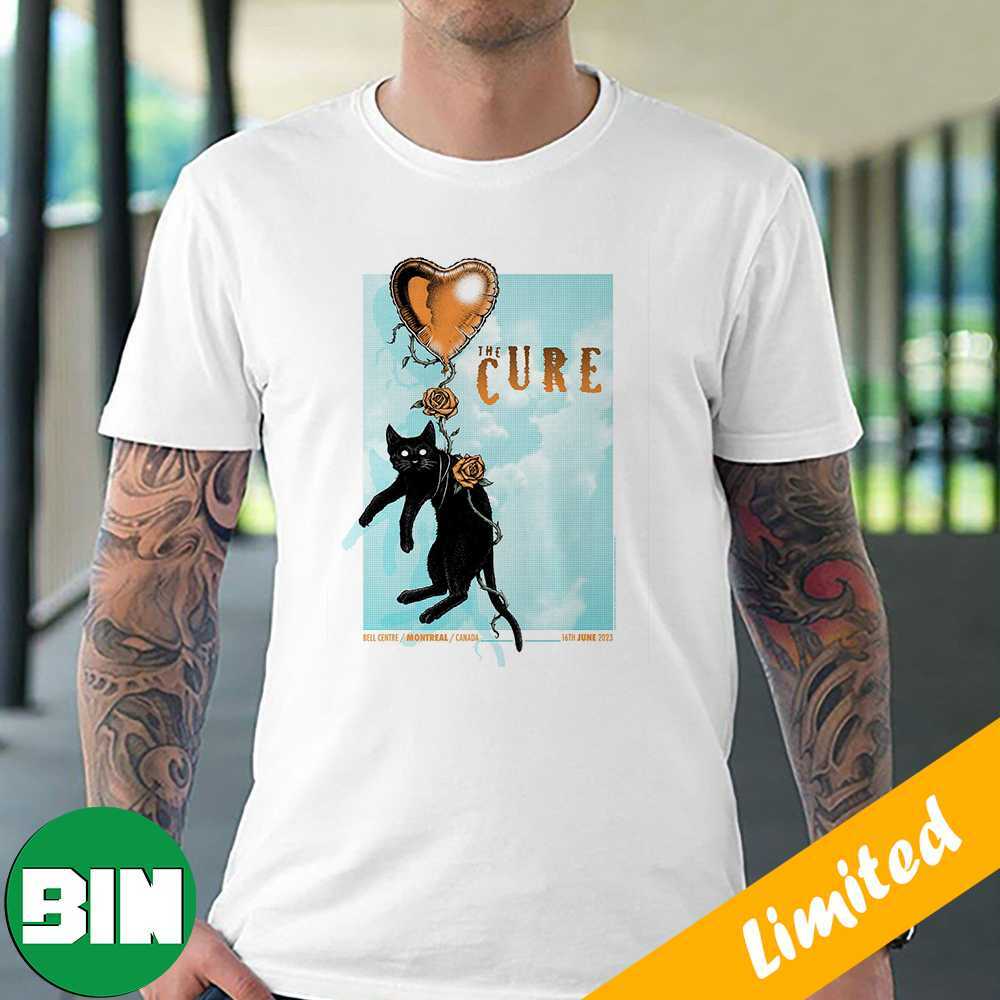 The Cure Bell Centre Montreal Canada 16th June 2023 Shows Of A Lost World 2023 Fan Gifts T-Shirt