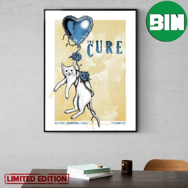 The Cure Bell Centre Montreal Canada 17th June 2023 Home Decor Poster Canvas