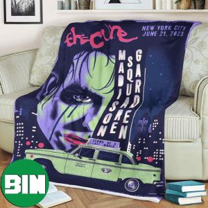 The Cure New York City Night 2 Concert Madison Square Garden June 21 2023 Poster Fleece Blanket