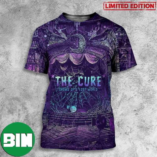 The Cure Show Of A Lost World June 18th 2023 Xfinity Center Boston MA 3D T-Shirt