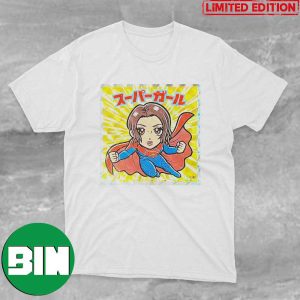 The Flash Movie x Bikkuriman Wafers Collab Super Girl Fan Gifts T-Shirt