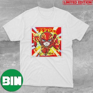 The Flash Movie x Bikkuriman Wafers Collab The Flash Fan Gifts T-Shirt