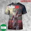 The NBA 2K24 Cover ft Nikola Jokic Denver Nuggets Digital Deluxe 3D T-Shirt