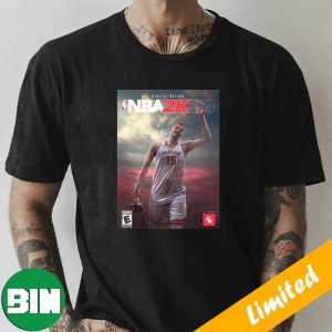 The NBA 2K24 Cover ft Nikola Jokic Denver Nuggets Digital Deluxe Fan Gifts T-Shirt