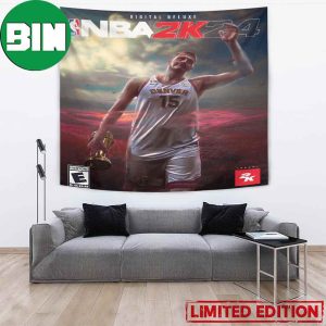 The NBA 2K24 Cover ft Nikola Jokic Denver Nuggets Digital Deluxe Home Decor Poster Tapestry
