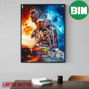The NBA Finals Denver Nuggets vs Miami Heat Super Mario Bros Style Home Decor Poster-Canvas