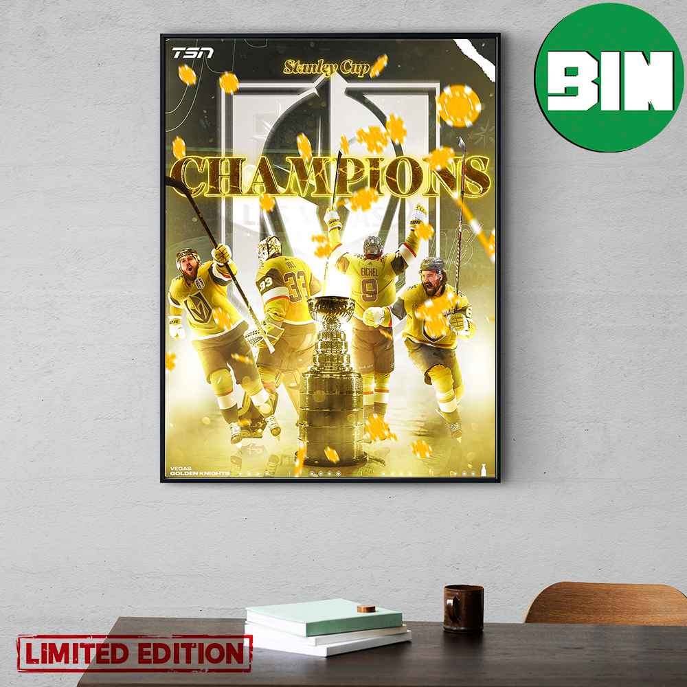 NHL Vegas Golden Knights - 2023 Stanley Cup Champions Poster