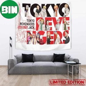 Tokyo Revengers Shibuya Jack Anime Home Decor Poster Tapestry