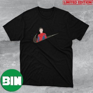 Tom Holland Spider-Man Across The SpiderVerse x Nike Swoosh Fan Gifts T-Shirt